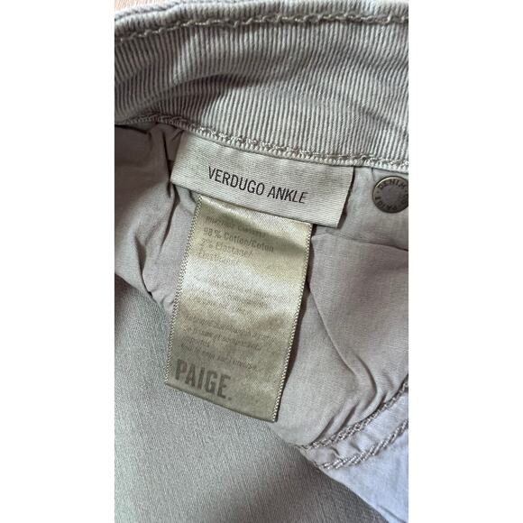 PAIGE Vendugo Ankle Colored Jeans - Size 27 - Picture 6 of 8